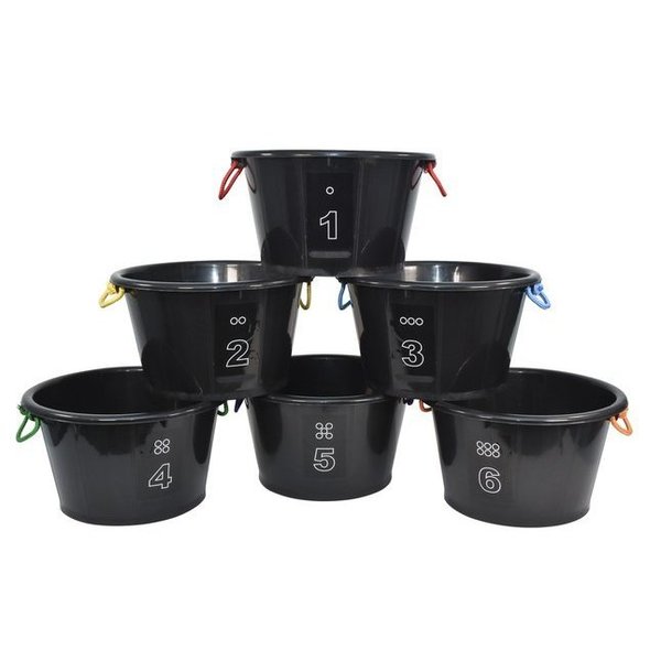 Sportime BUCKET DRUMMING/STORAGE SET/6 PK 116000137